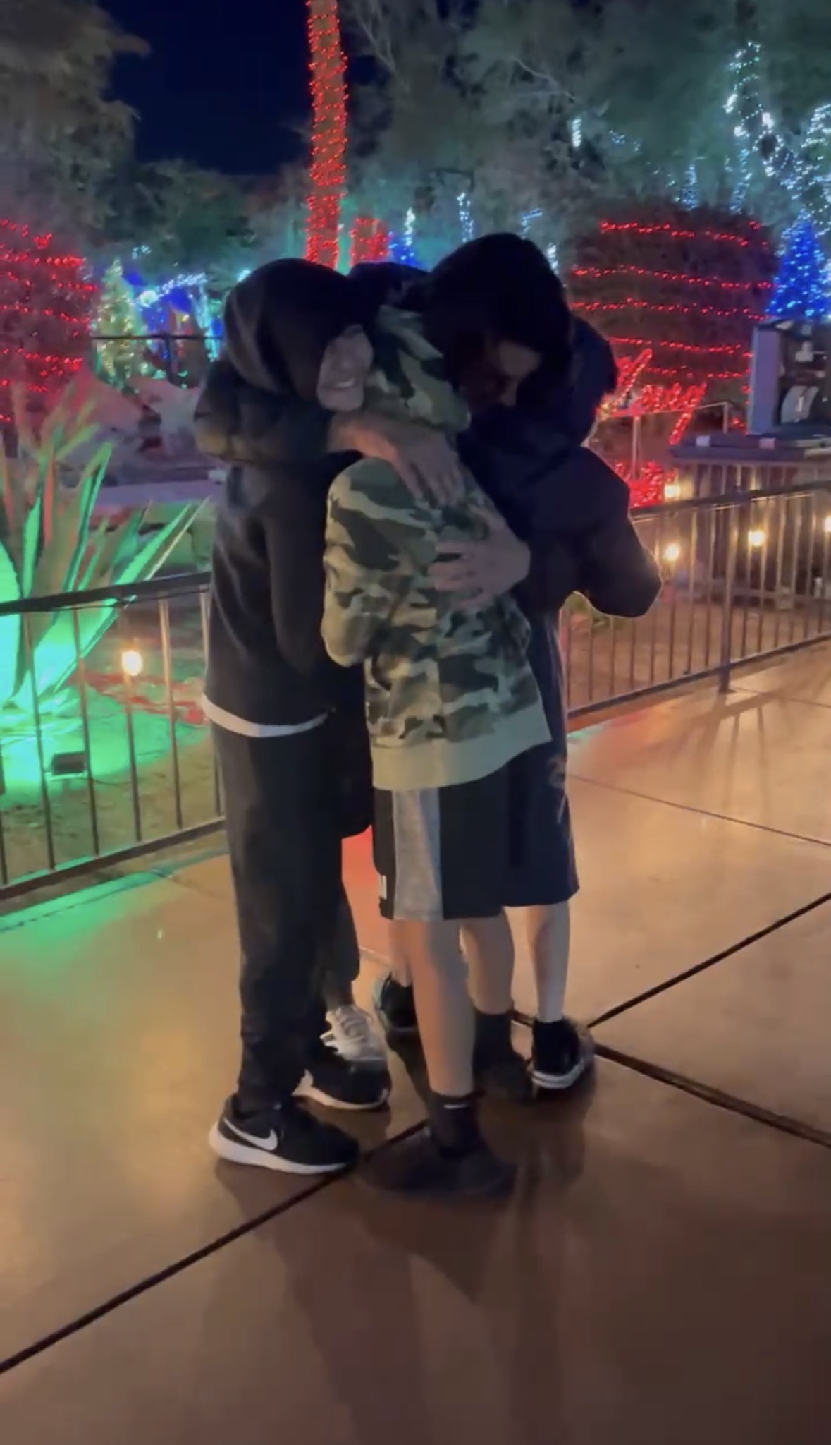 Reuniting with family